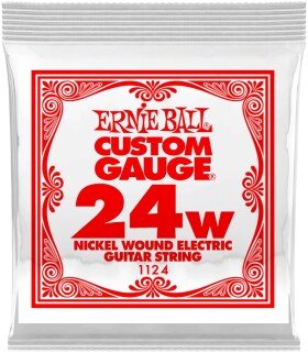 Ernie Ball 1124 Nickel Wound Single .024