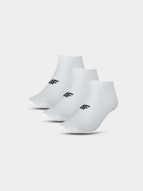 Dámské kotníkové ponožky casual (5pack) 4F - bílé Velikost: 39-42