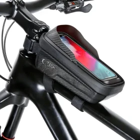 Tech-Protect V2 Bike Bag 1l černá / Brašna na kolo s pouzdrem na telefon