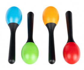 NINO Percussion NINOSET569 Kids Maracas Set - 4 Pcs