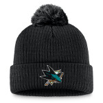 Fanatics Pánská zimní čepice San Jose Sharks NHL A/CAP Beanie Cuff Pom