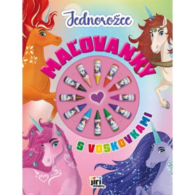 Maľovanky s voskovkami Jednorožce
