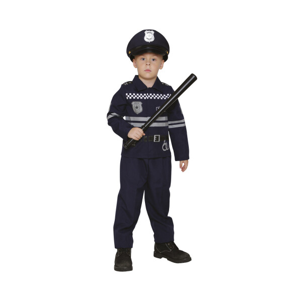 Kostým dětský Policista s obuškem vel. 3-4 roky - Albi