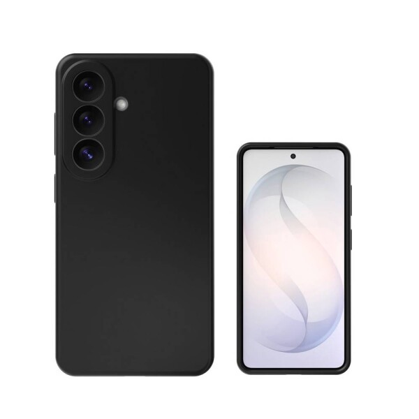 4Smarts Silikon Case Cupertino zadní kryt na mobil Samsung Galaxy S26 černá 1552552 541845