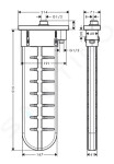 HANSGROHE - Vivenis Baterie na okraj vany, 4-otvorová instalace, sBox, chrom 75444000