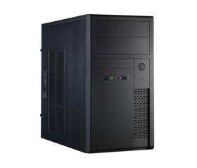 CHIEFTEC skříň Mesh Series/Minitower, 350W, XT-01B-350S8, Black, USB 3.0 EDF_1022390
