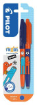 Gumovací roller FriXion Ball 07, Friends Ltd., R., BL, 2ks, modrá/oranžová, TEAM