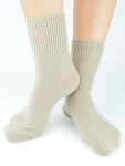 Ponožky Noviti SB081 Smooth Wool 36-41 hnědá 36-41
