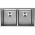 MEXEN - Binox ocelový dřez 2-bowl 800 x 450 mm, nerez HC 6421802000-01HC