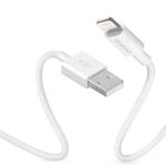 Dudao Datový kabel L1L / USB-A / Lightning 3A / 1 m / bílá (55612)
