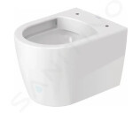 DURAVIT - ME by Starck Závěsné WC, Rimless, s WonderGliss, alpská bílá 25300900001