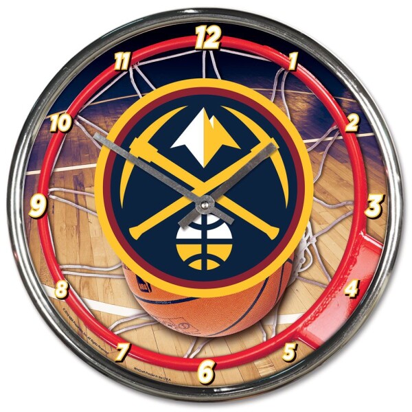 Hodiny Denver Nuggets NBA WinCraft Chrome