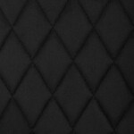 Jídelní židle, černá, sametová látka, DCH-215 BK4