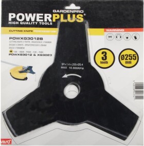 Žací nůž pro křovinořezy Powerplus 255mm POWXG3012B