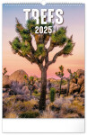 Nástěnný kalendář Stromy 2025, 33 46 cm