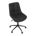 Pracovní židle, výškově nastavitelná, černá látka, KA-V3120 BK3