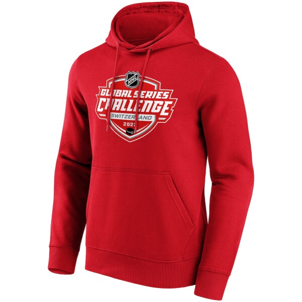 Fanatics Pánská Mikina NHL Global Series 2022 Challenge Switzerland Primary Logo Graphic Hoodie Velikost: M