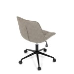 Pracovní židle, výškově nastavitelná, béžová látka, KA-V3120 LAN3