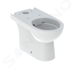 GEBERIT - Selnova WC kombi mísa, zadní/spodní odpad, Rimfree, bílá 500.488.01.7