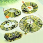 MalPlay Dinosauří mega autodráha 200 dílků