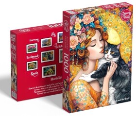 Puzzle Cherry Pazzi 1000 dílků - Beauty and the Beast