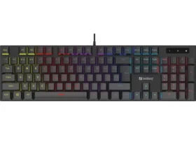 Sandberg Mechanical Gamer Keyboard GERMAN černá / herní klávesnice / mechanická / drátová / RGB / USB