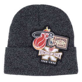 Mitchell & Ness Pánská zimní čepice Miami Heat NBA XL Logo Patch Beanie
