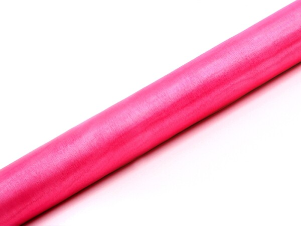 Organza Rose neon 16 cm x 9 m Partydeco Organza Rose neon 16 cm x 9 m Partydeco