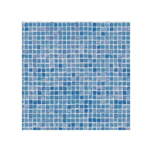 AVfol Decor Protiskluz - Mozaika Azur; 1,65 m šíře, 1,5 mm, role 25 m - Bazénová fólie