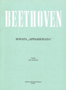 Sonáta č. 23 f moll Appassionata op. 57 - Ludwig van Beethoven