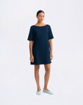 Thinking MU Navy Hemp Kieran Dress NAVY S