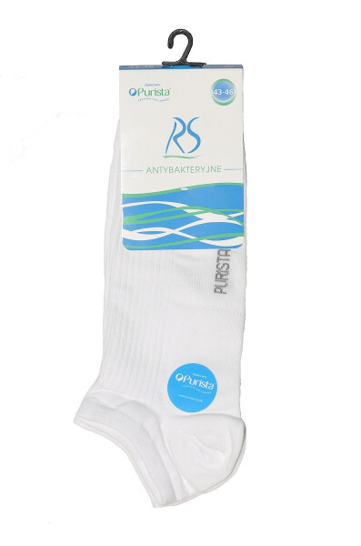 Pánské kotníkové ponožky Regina Socks Purista Antibakteriální bílá 39-42