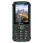 EVOLVEO StrongPhone W4 černo-zelená / 2.8" / 2MP / Dual-SIM / IP68 (SGM SGP-W4-BG)