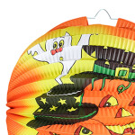 Lampion Halloween kulatý veselé dýně 25 cm