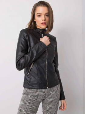 Dámská koženková bunda G81.96P - FPrice černá S