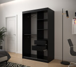 Šatní skříň Abi Jodelka 1 Barva korpusu: Dub artisan, Rozměry: 100 cm, Dveře: Bílá mat