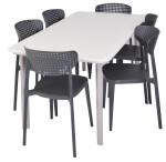 TOOMAX ITALIA DINING plastový stůl - světle šedá
