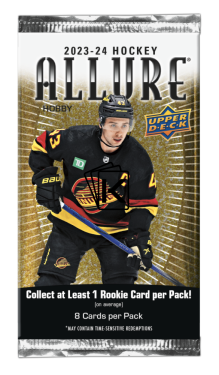 Hokejové karty NHL 2023-24 Upper Deck Allure Hobby Balíček