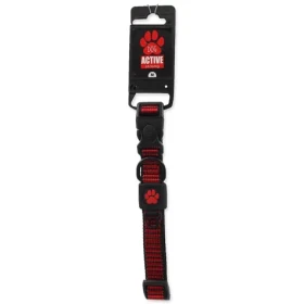 ACTIVE DOG Obojek Strong M červený / Pro psy / Nylonový / 2x34-49 cm (0904-90543)