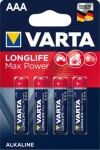 Varta Longlife Baterie AAA / 1.5V / alkalická / 4 ks / v blistru (4703101404)