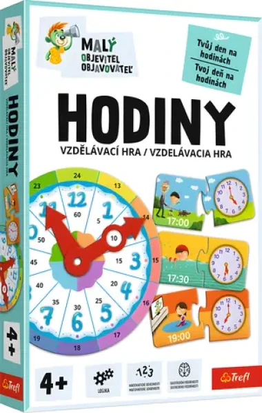 TREFL Vzdělávací hra Malý objevitel: Hodiny
