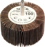 YATO Brusný lamelový kotouč radiální 80x40 mm P-80 / Brusný kotouč / Průměr stopky 6 mm