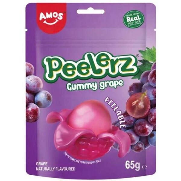 Amos Peelerz želé bonbóny s příchutí hrozna 65 g