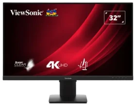 32" Viewsonic VG3208-4K černá / Monitor / VA / 3840 x 2160 / 60 Hz / 4 ms / 300 cd/m2 / 2x HDMI / DP / repro / HAS (VG3208-4K)