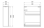 CERSANIT - ATRATO 20 SKŘÍŇKA POD DESKOU KAŠMÍR DSM S1026-009