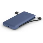 Belkin BOOST CHARGE PowerBanka 10000mAh + integrované kabely modrá / 18W PD / USB-C (BPB006btBLU)