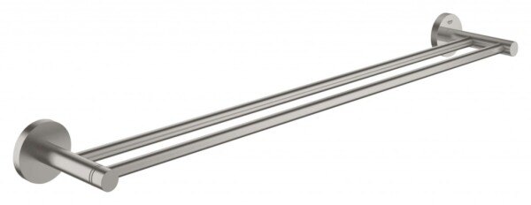 GROHE - Essentials Dvouramenný držák na ručníky, supersteel 40802DC1