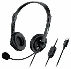 GENIUS headset HS-230U černá / Sluchátka / mikrofon / USB-C (31710021403)