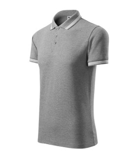 Urban polokošile pánská tmavě šedý melír 3XL