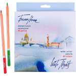 Nevskaya Palitra White Nights akvarelové pastelky 48 ks